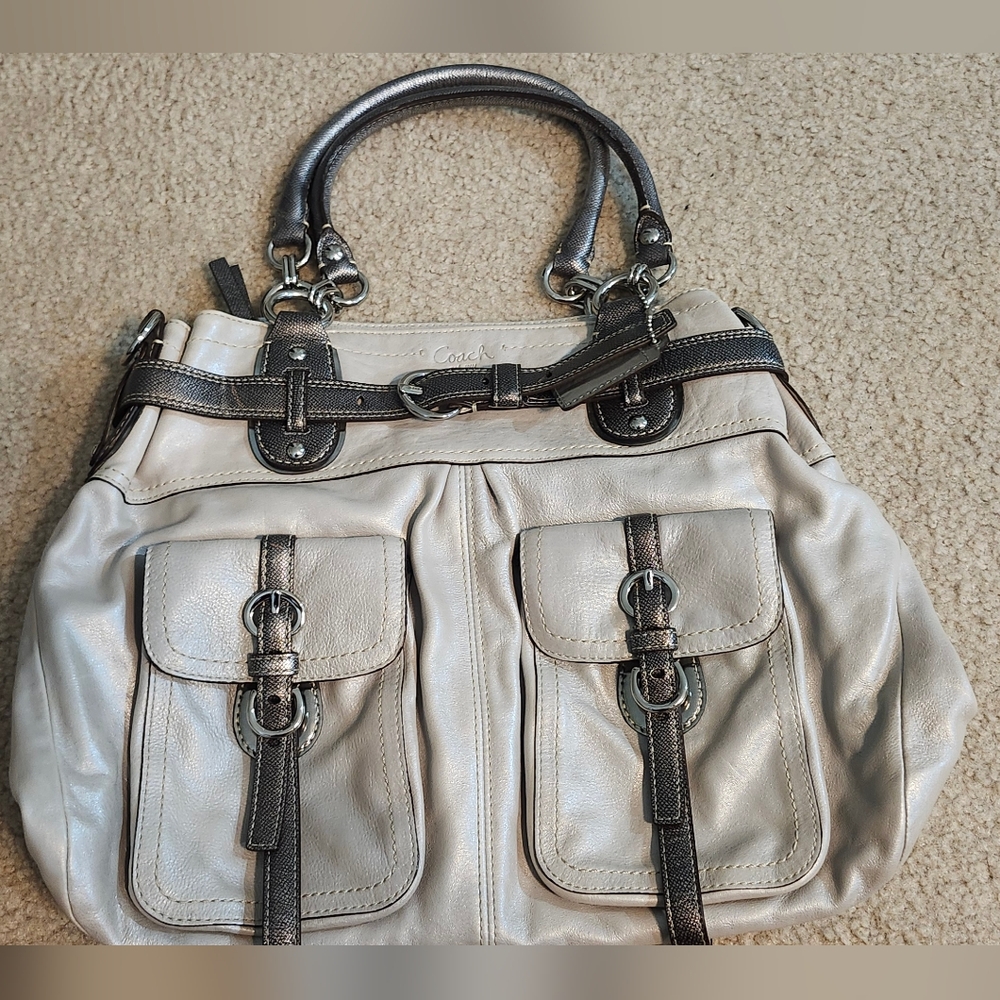 Coach Legacy Ltd Edition Business & Travel Metallic Leather Tote, Xl